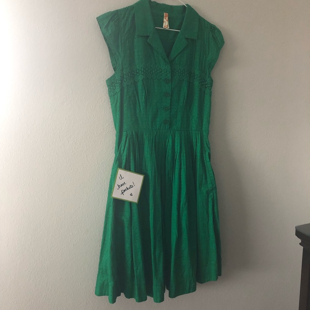 Green Classic Dress